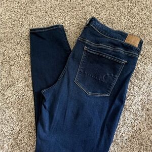 Dark Blue Denim Jeans